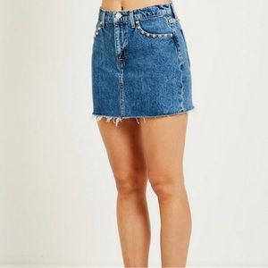 Hudson Jean skirts/ viper denim with studs